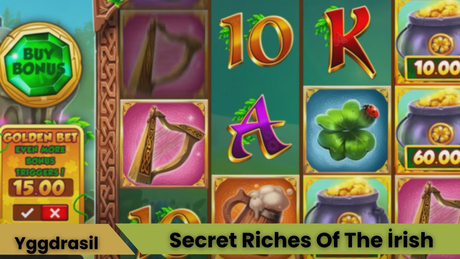 Secret Riches Of The İrish 2500 Kat Para Kazandırıyor